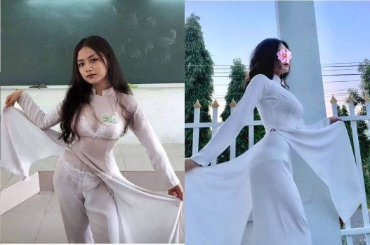 Nữ sinh xinh đẹp, sexy mặc váy ngắn lên giường với bạn trai