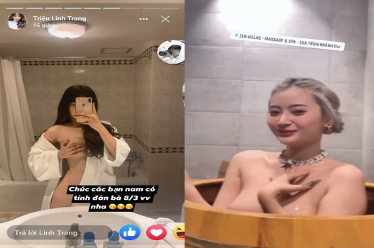 Triệu Linh Trang hot TikTok nổi bật trong video